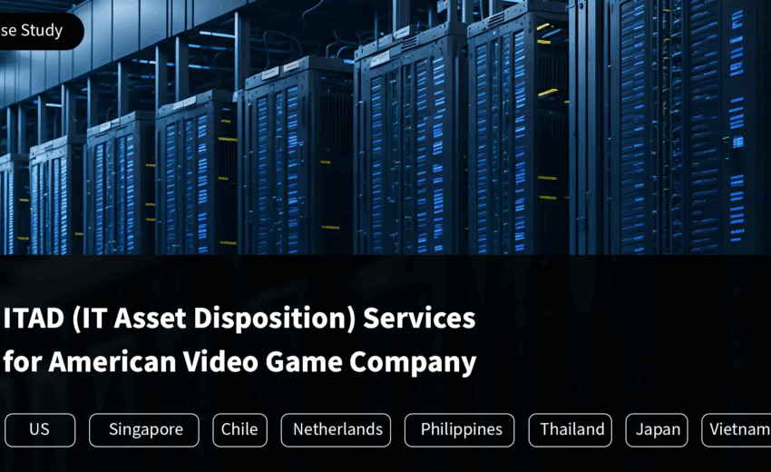 ITAD (IT Asset Disposition) Services for American Video Game Company