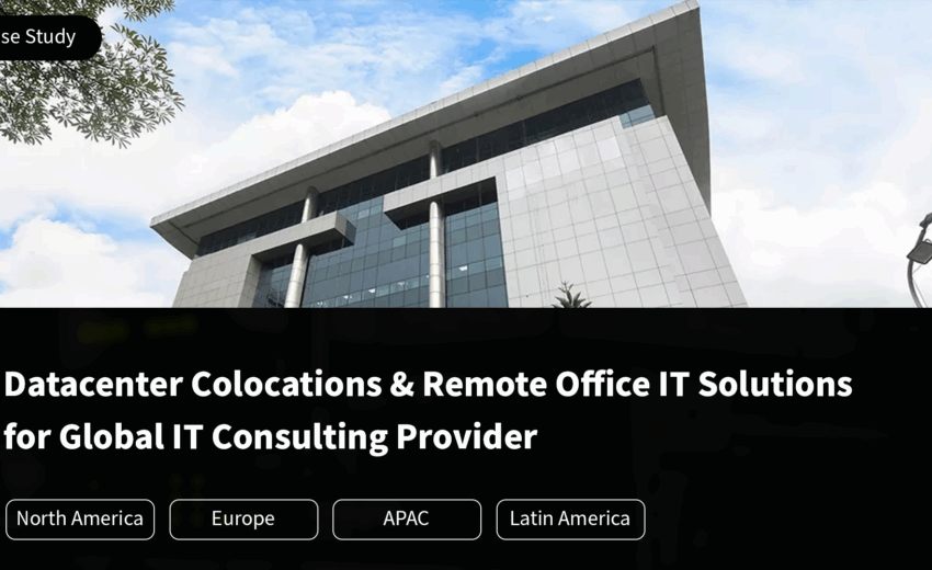 Datacenter Colocations & Remote Office IT Infrastructure Solutions for Multinational IT Consulting & Digital Solutions Provider
