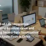 The End-of-Life Imperative: Maximizing Residual Value and Ensuring Secure Data Sanitization for Your Apple Fleet in China